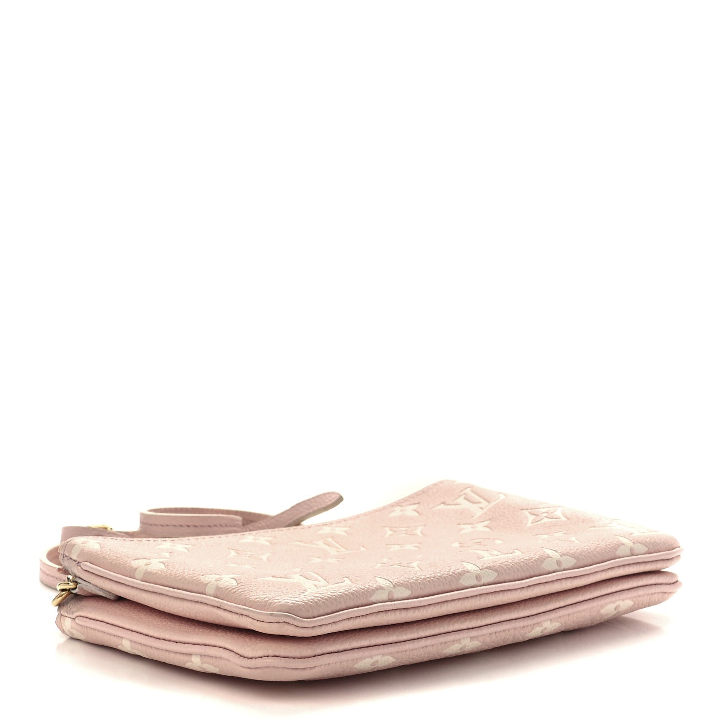 Empreinte Monogram Double Zip Pochette Rose