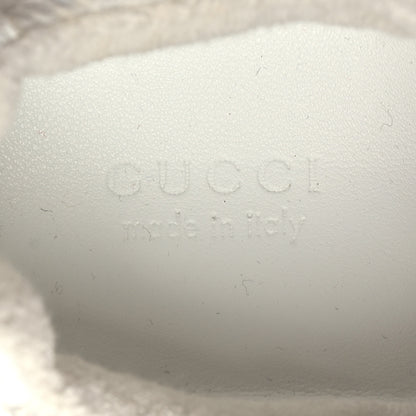 Gucci Lavaredo Eco Fabric Mesh Web Womens Rhyton Reflective Sneakers 36.5 Great White Green Red Silver 8 of 10