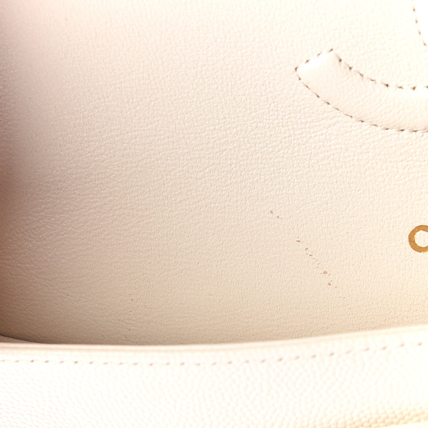 Chanel Caviar Quilted Medium Double Flap White 12 of 12