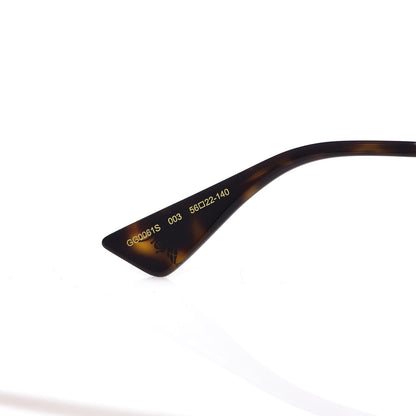 Gucci Round Frame Sunglasses GG0061S Gold Green 5 of 8