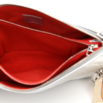 Louis Vuitton Metallic Lambskin Embossed Monogram Coussin PM Silver 8 of 12