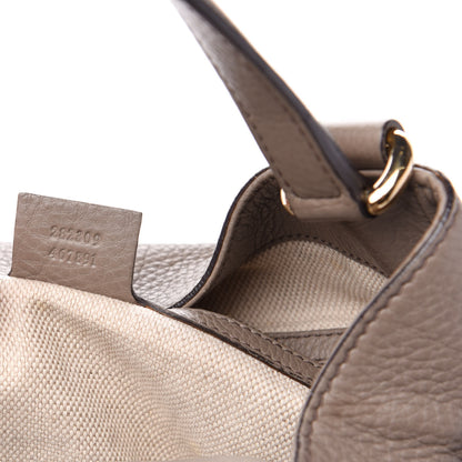 Gucci Pebbled Calfskin Medium Soho Shoulder Bag New Fango 9 of 17