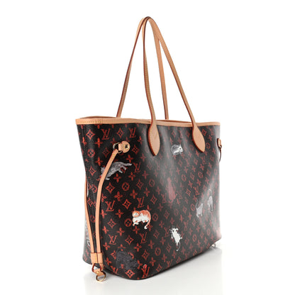 Louis Vuitton Catogram Neverfull MM Marron 2 of 4