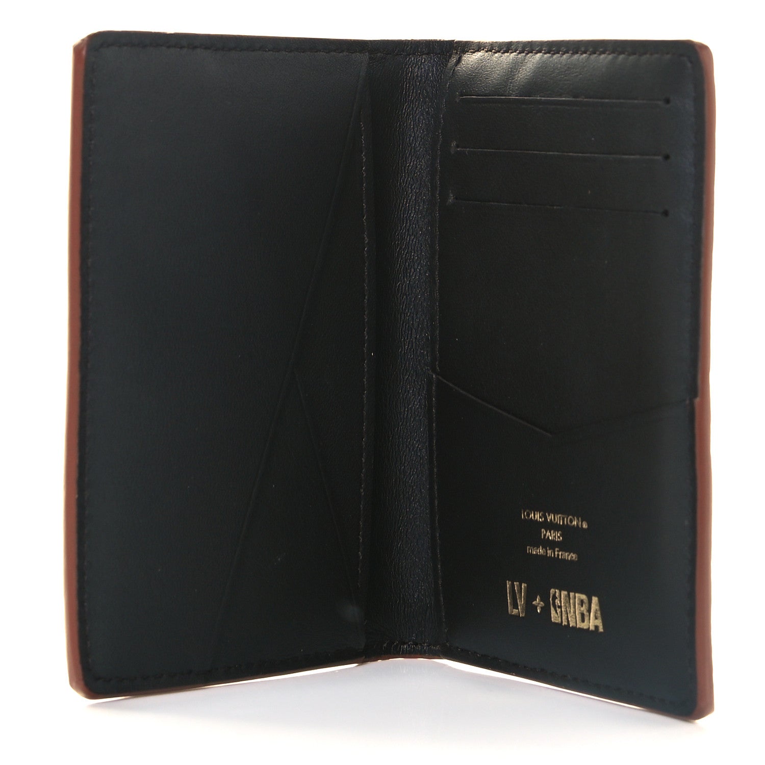 Louis Vuitton X NBA Grained Calfskin Monogram Pocket Organizer Brick Orange 5 of 8