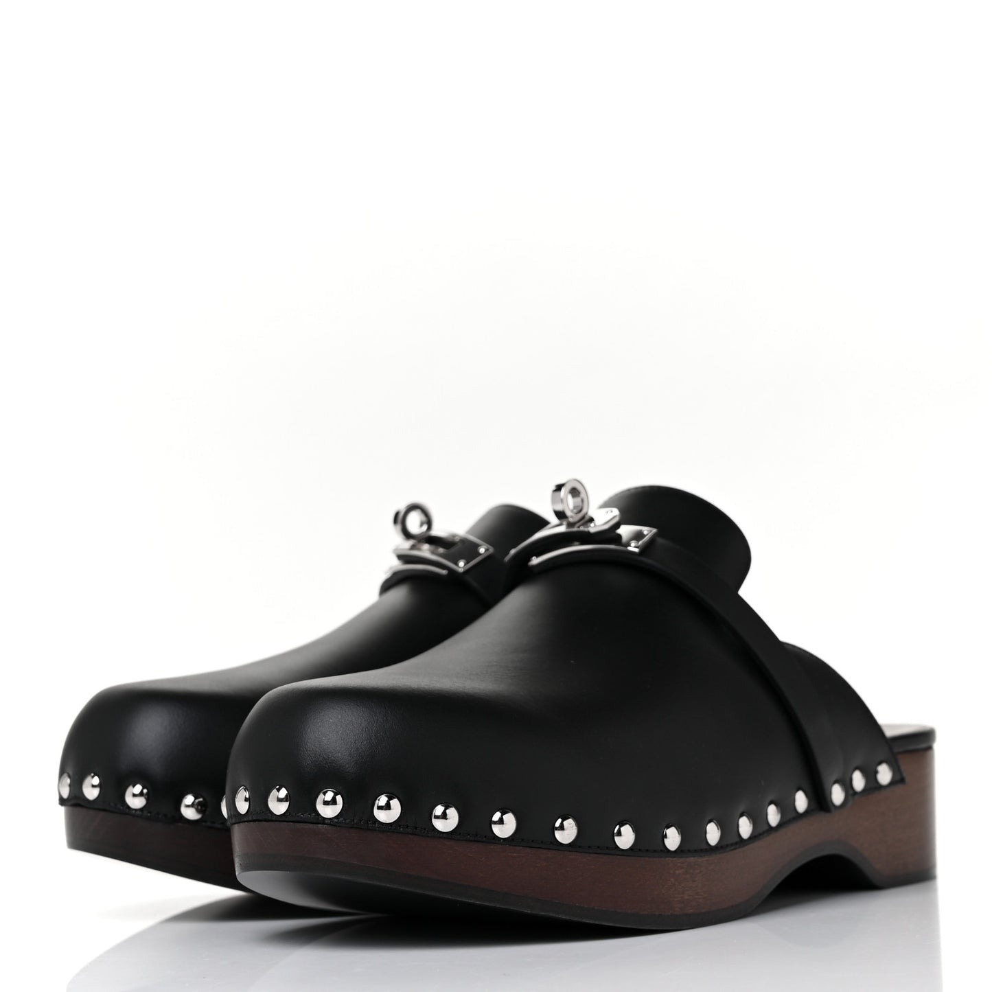 Calfskin Carlotta Mules 37 Black