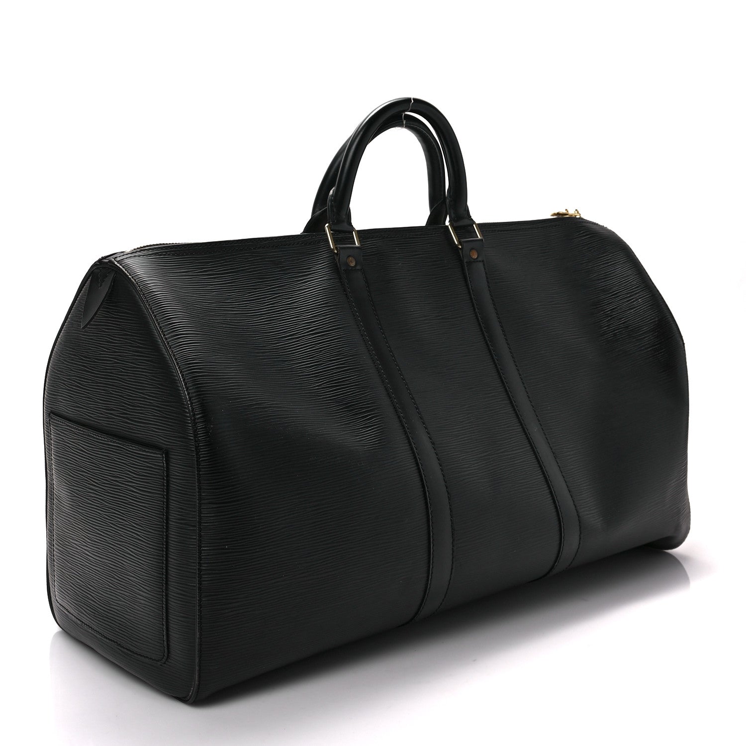 Louis Vuitton Epi Keepall 50 Black 3 of 10