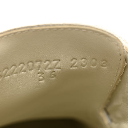 Hermes Glossed Calfskin First Derby 36 Beige Glaise 8 of 9