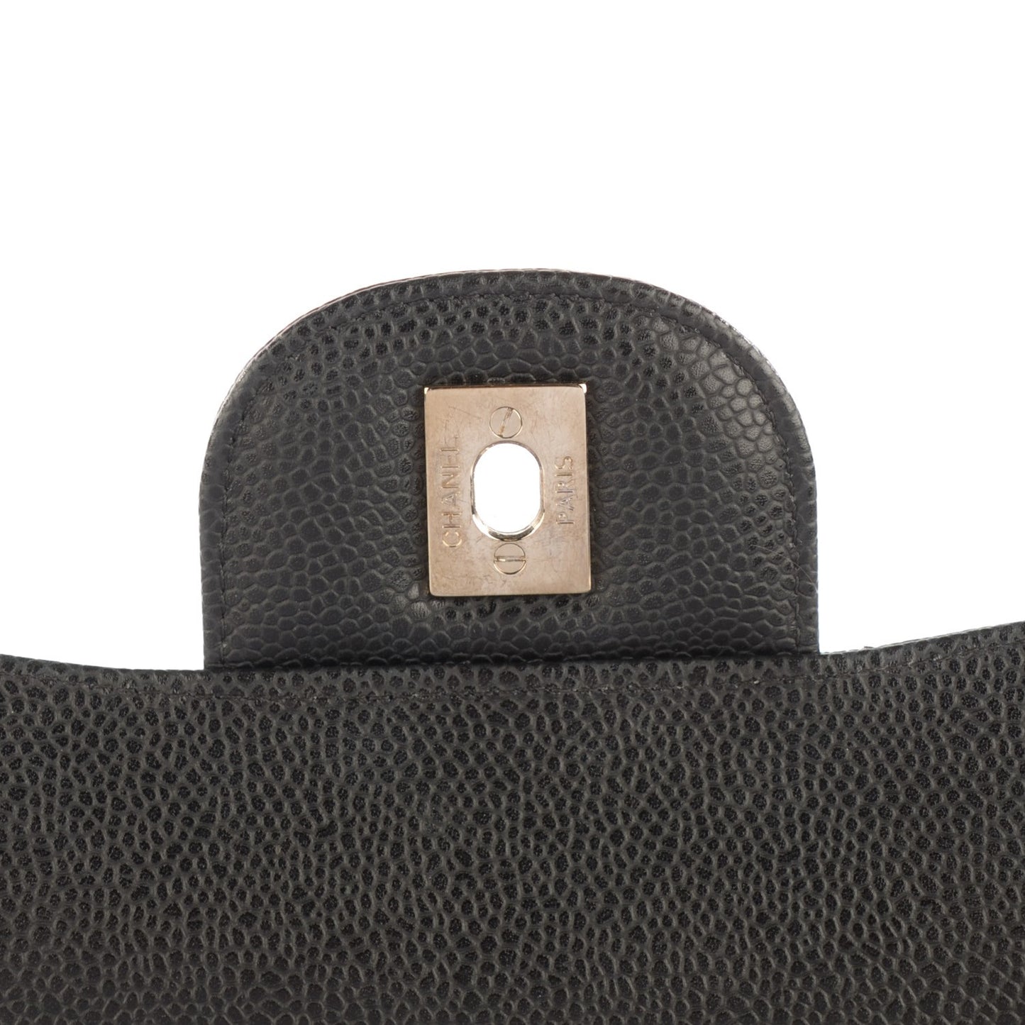 Caviar Quilted Maxi Single Flap Black