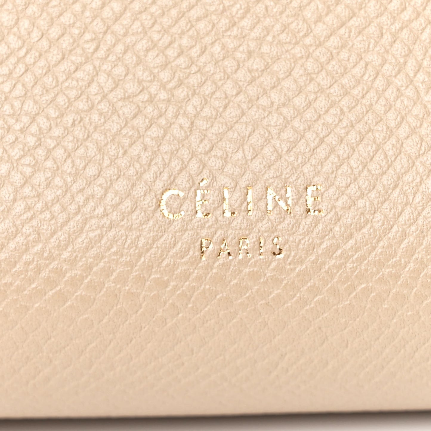 Grained Calfskin Nano Belt Bag Light Taupe