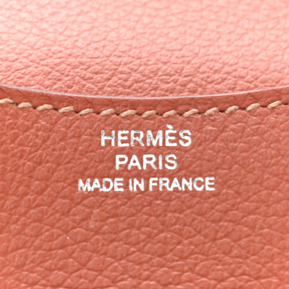 Hermes Evercolor Bi-Color Constance Slim Wallet Blush Bleu Frida 6 of 8