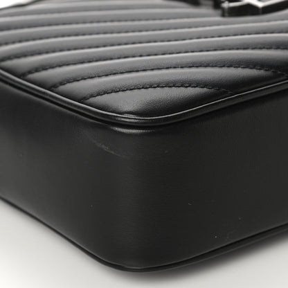 Saint Laurent Calfskin Matelasse Monogram Lou Camera Bag Black 10 of 10