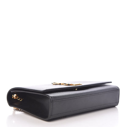 Saint Laurent Grain De Poudre Star Monogram Kate Satchel Black 4 of 10