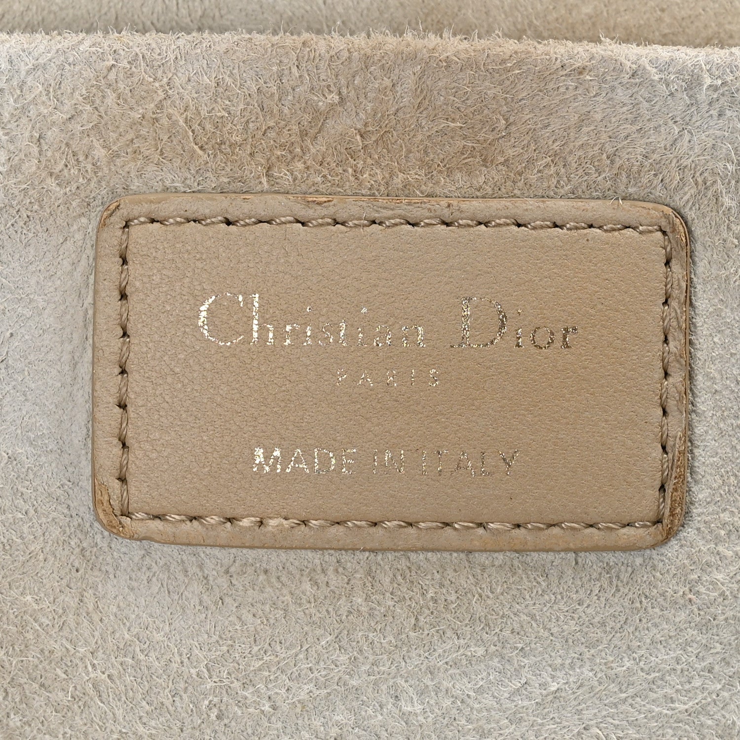 Christian Dior Lambskin Cannage Small Diortravel Vanity Case Light Beige 6 of 11
