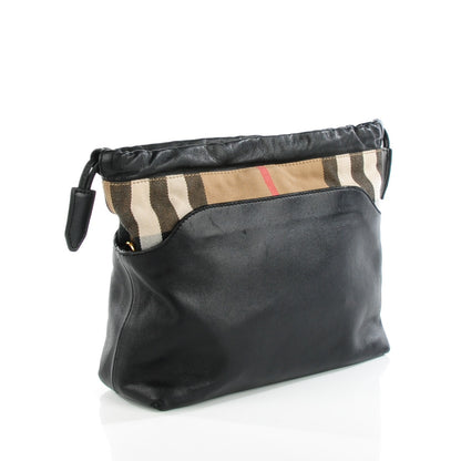 Burberry Calfskin House Check Little Crush Black 3 of 8