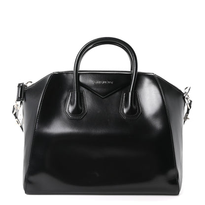 Givenchy Shiny Lord Calfskin Medium Antigona Black 1 of 10