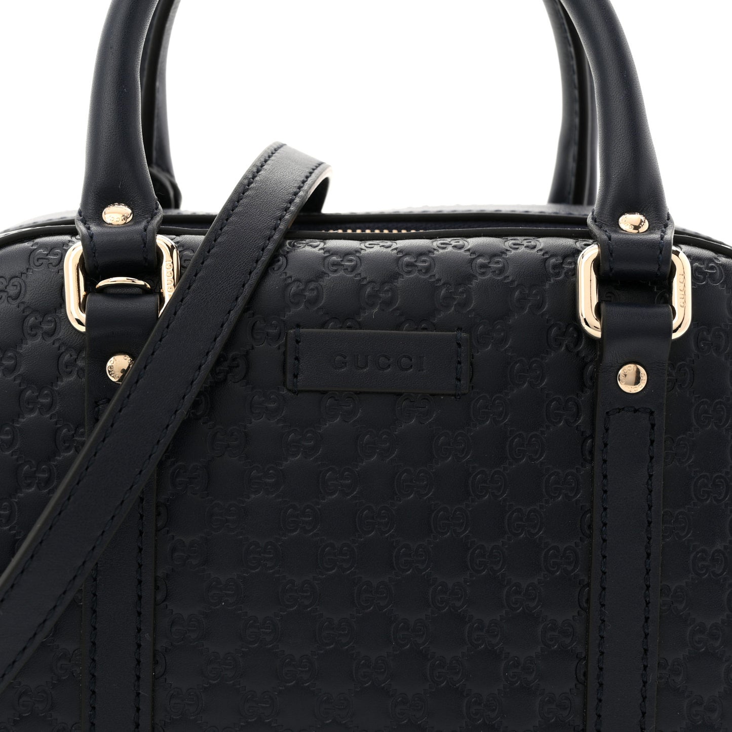 Soft Microguccissima Small Crossbody Bag Blue