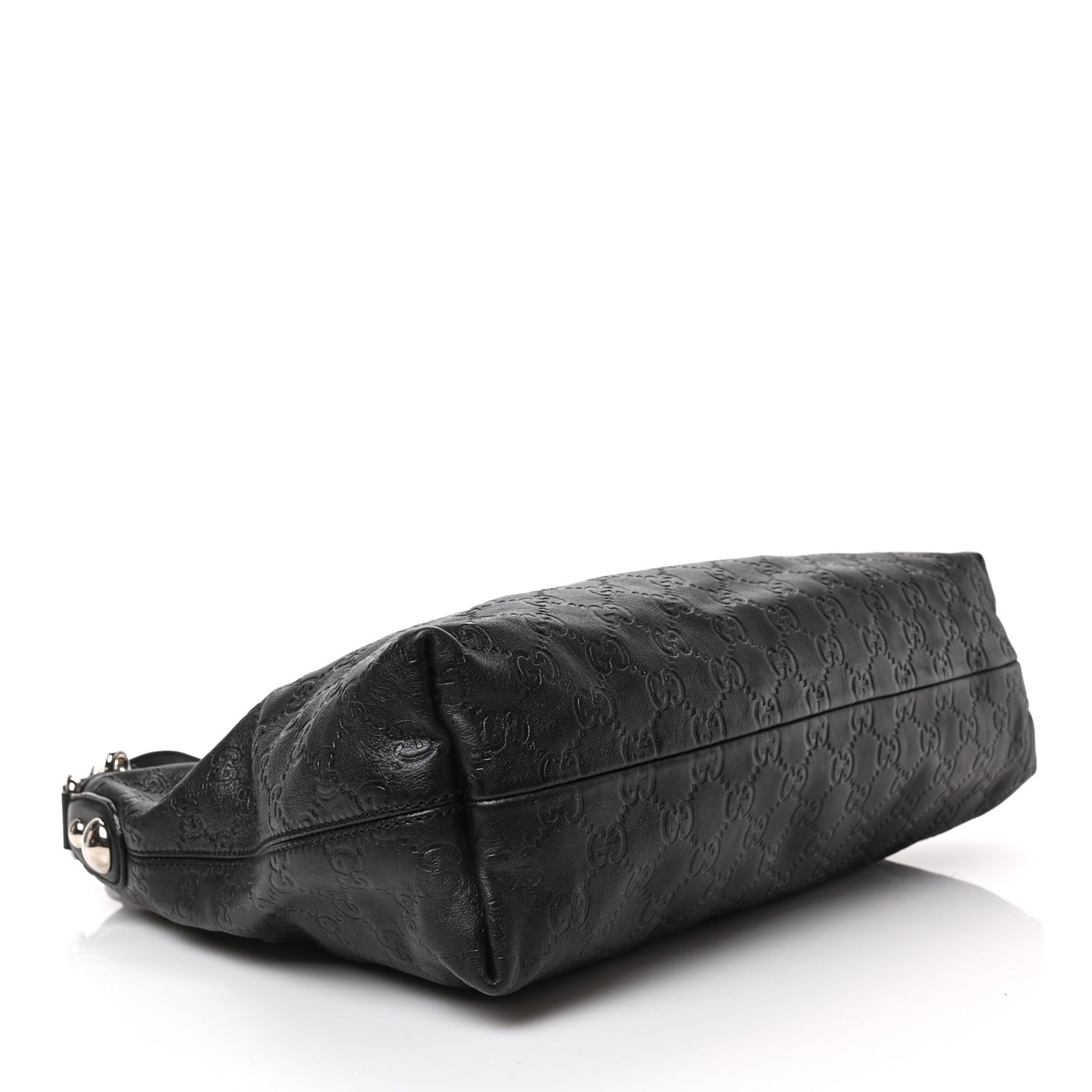 Guccissima Medium Icon Bit Hobo Black