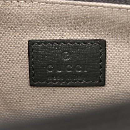 Gucci Azalea Calfskin Web Horsebit 1955 Shoulder Bag Graphite Grey 8 of 10