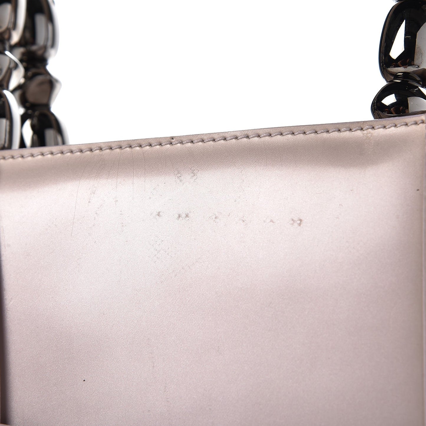 Patent Beaded Malice Tote Light Purple