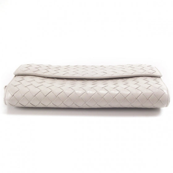 Bottega Veneta Leather Woven Flap Wallet 4 of 9