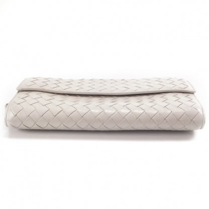 Bottega Veneta Leather Woven Flap Wallet 4 of 9
