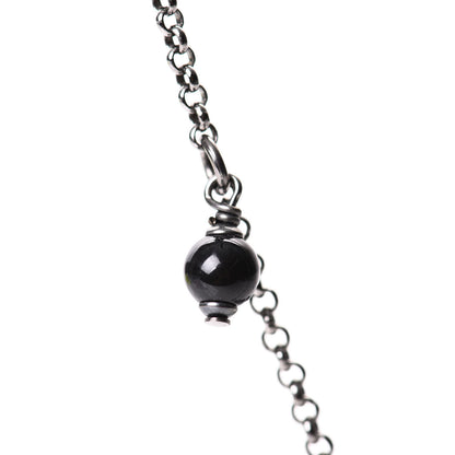 Chanel Ruthenium Crystal CC Drop Necklace 4 of 6