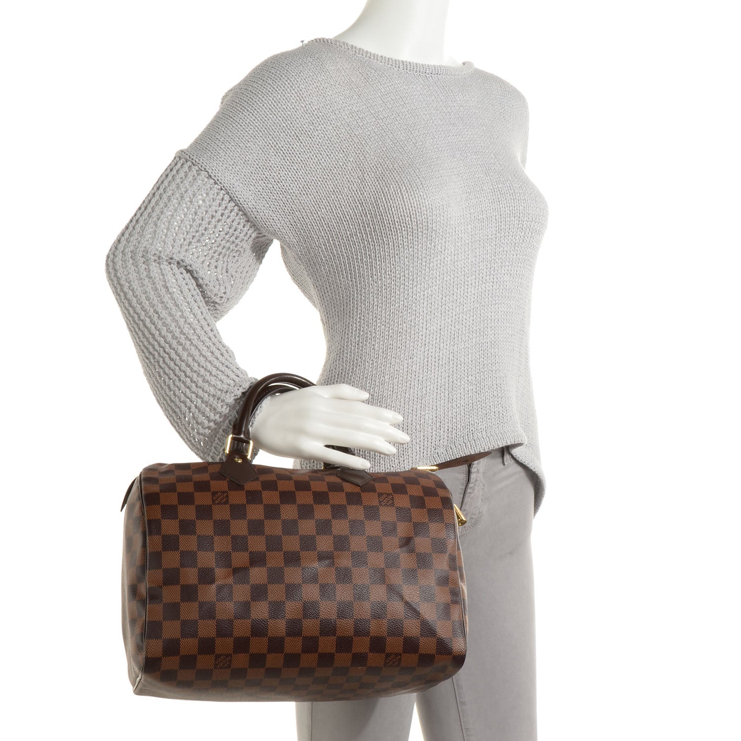 Louis Vuitton Damier Ebene Speedy 30 2 of 8