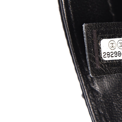 Chanel Sequin Mini Rectangular Single Flap Black Silver 6 of 10