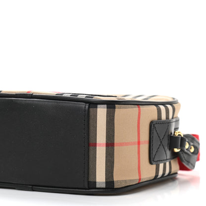 Burberry Vintage Check Calfskin Deer Camera Bag Archive Beige 8 of 8