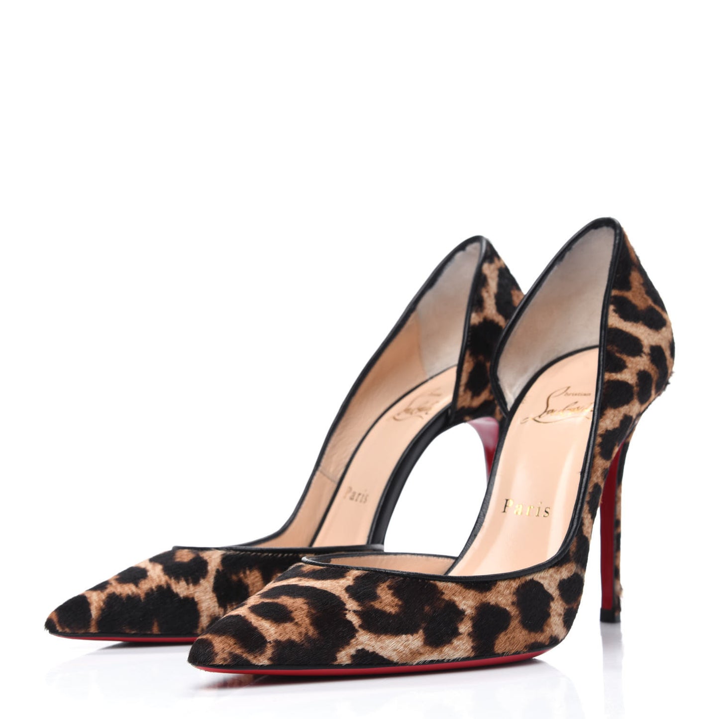 Pony Hair Leopard Iriza 100 Pumps 37.5 Brown