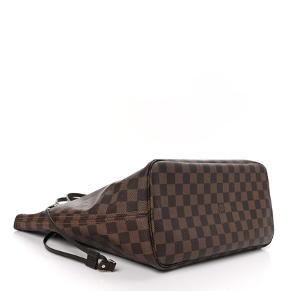 Louis Vuitton Damier Ebene Neo Neverfull MM Rose Ballerine 4 of 10