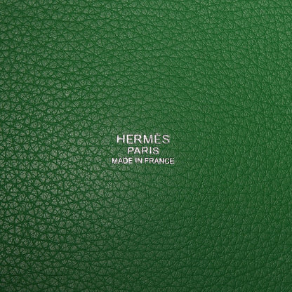 Hermes Taurillon Clemence Picotin Lock 26 GM Bamboo 6 of 11