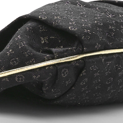 Louis Vuitton Satin Monogram Aumoniere Clutch Black 7 of 8