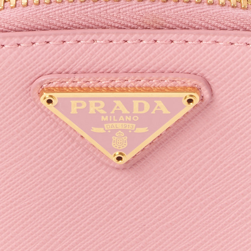 Prada Saffiano Mini Crossbody Bag Petalo 7 of 9