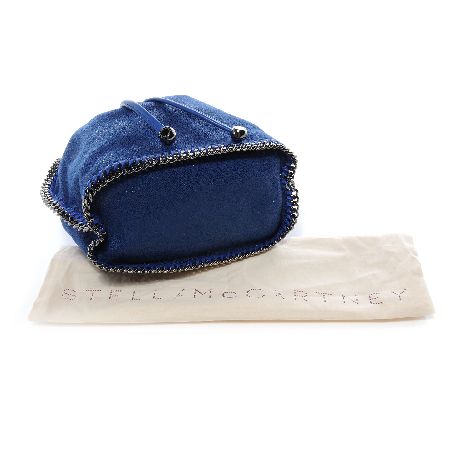 Faux Leather Small Falabella Shoulder Bag Blue