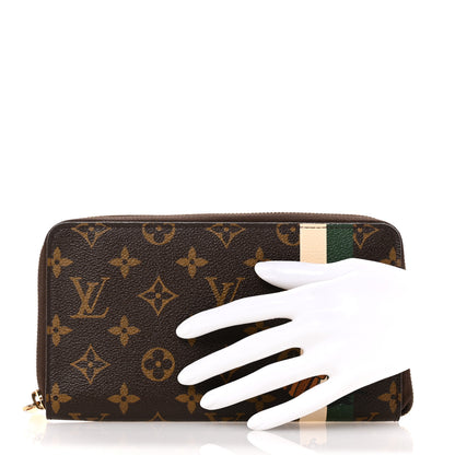 Louis Vuitton Monogram Groom Zippy Organizer Wallet Green 2 of 9