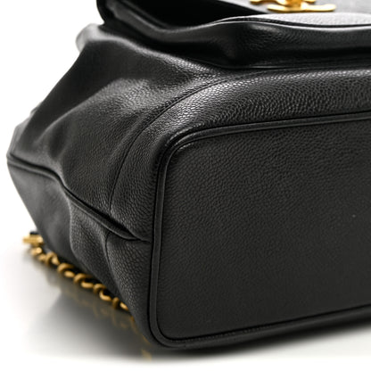Chanel Caviar Drawstring Backpack Bag Black 9 of 10