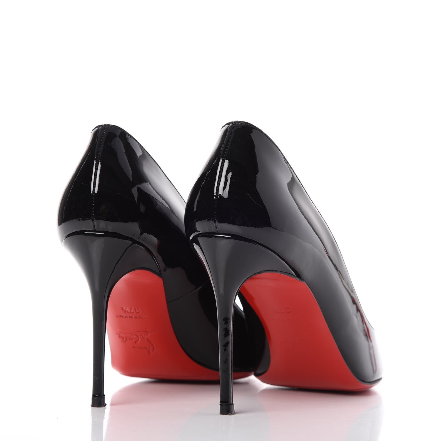 Christian Louboutin Patent Fifi 85 Pumps 37.5 Black 4 of 13