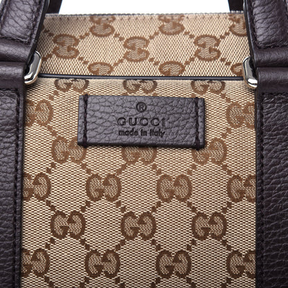 Gucci Monogram Briefcase Dark Brown 10 of 11