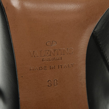 Valentino Garavani Nappa Love Latch 100mm Ankle Boots 38 Black 6 of 7