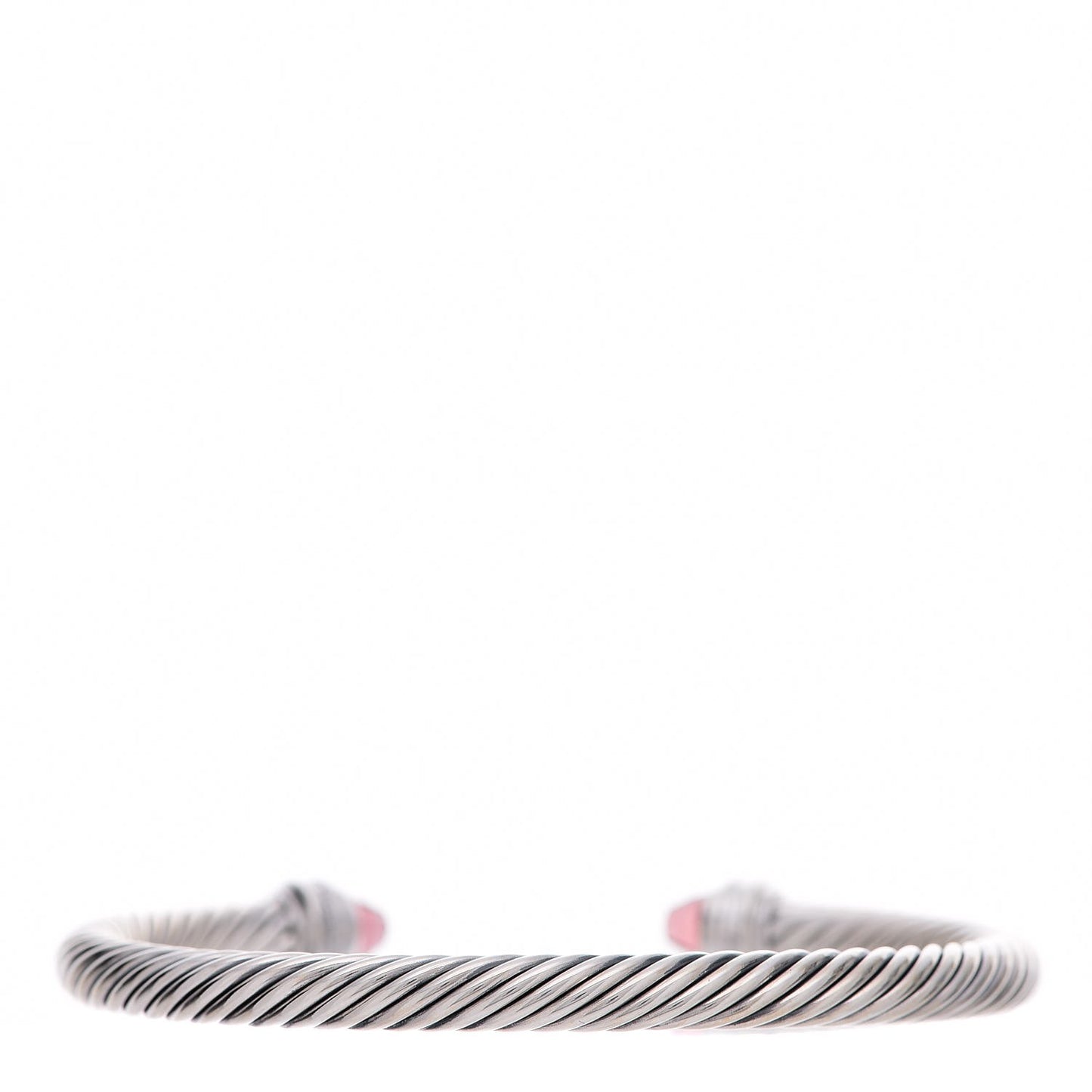 Sterling Silver Diamond Tourmaline 5mm Cable Classics Bracelet