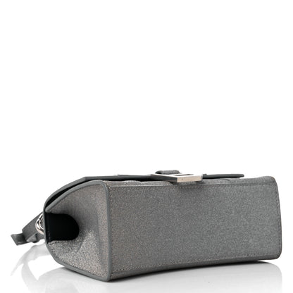 Balenciaga Glitter Fabric Hourglass Top Handle Bag XS Grey 4 of 15