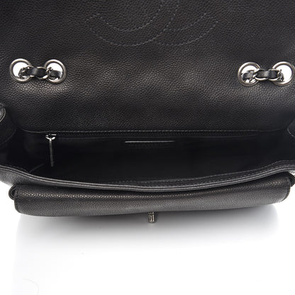 Chanel Caviar Quilted Large Now and Forever Flap Black 5 of 7