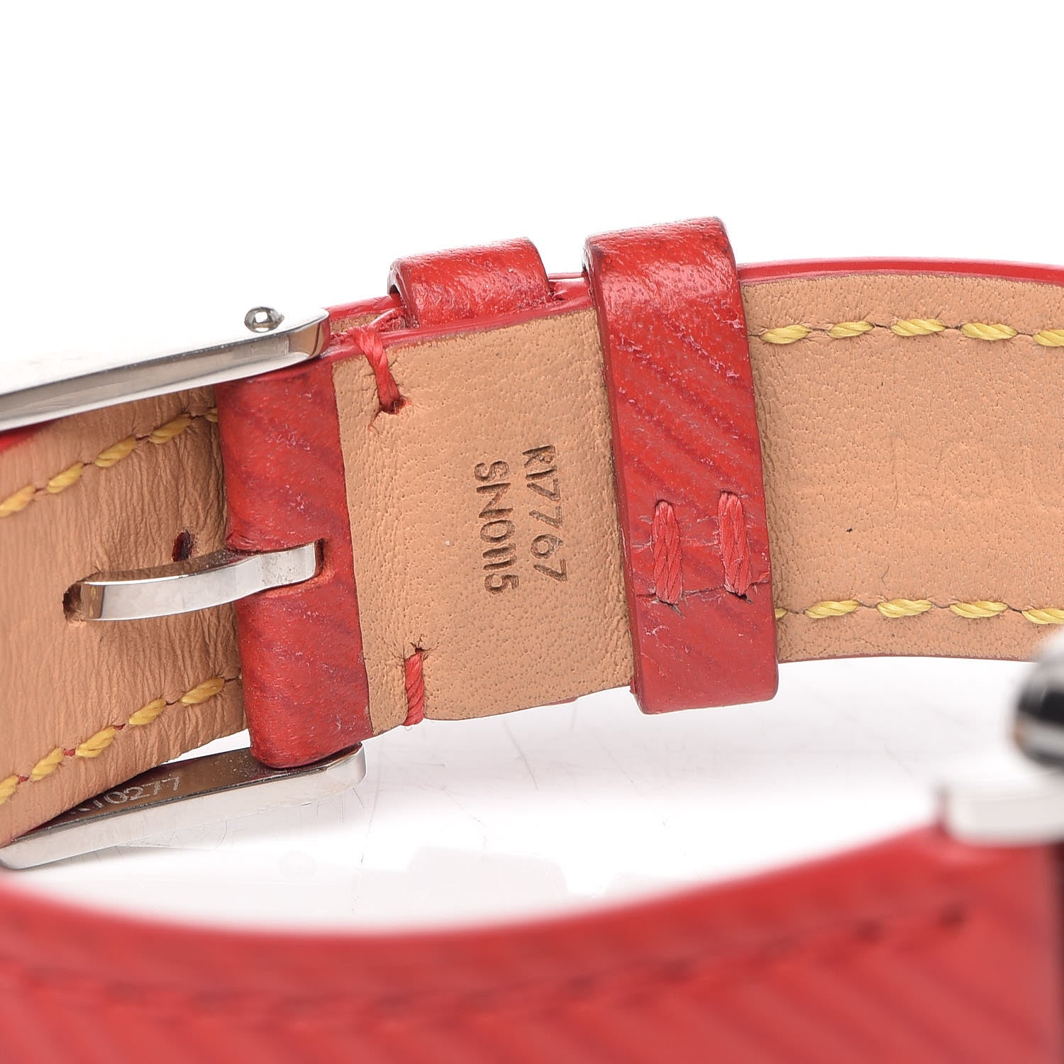 Louis Vuitton Stainless Steel Epi 23mm Emprise Quartz Watch 6 of 8