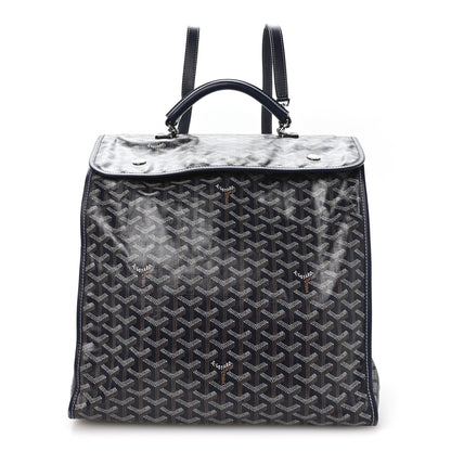 Goyard Goyardine Saint Leger Soft Briefcase Backpack Navy 1 of 10