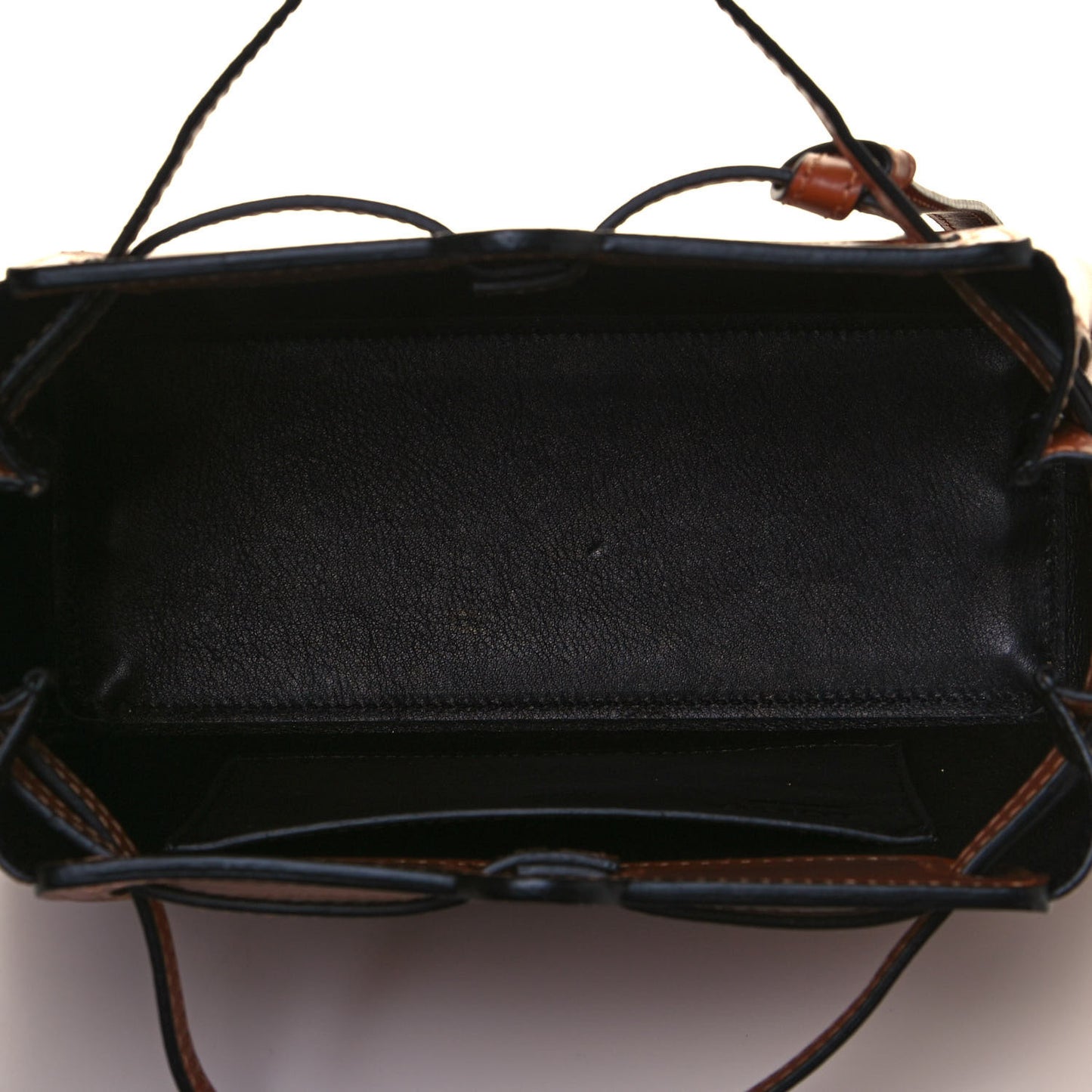 Boxcalf Mini Lazo Tote Tan