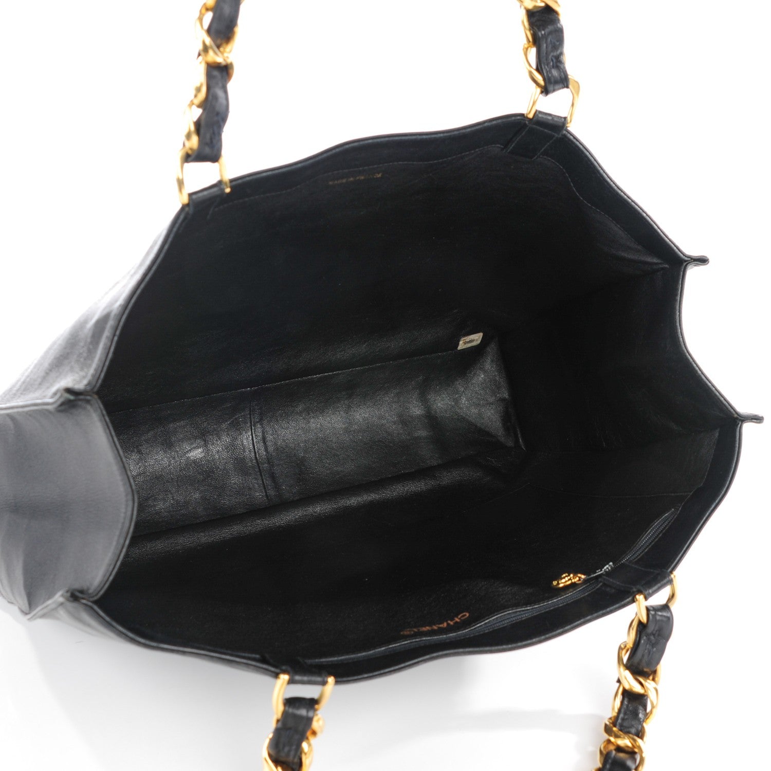 Chanel Lambskin Jumbo Shoulder Bag Black 5 of 9