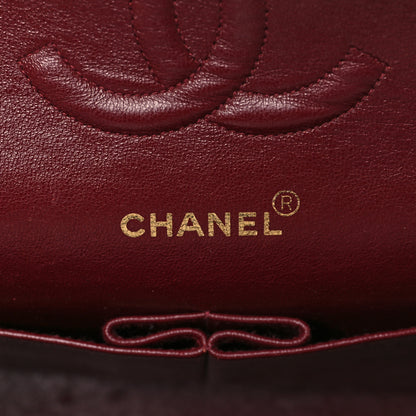 Chanel Lambskin Quilted Medium Double Flap Black 6 of 9