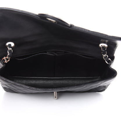 Chanel Lambskin Quilted East West Flap Black 5 of 13
