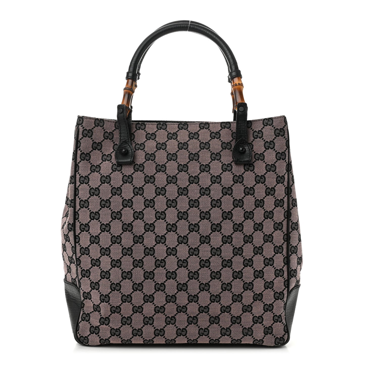 Monogram Bamboo Handle Bag Pink